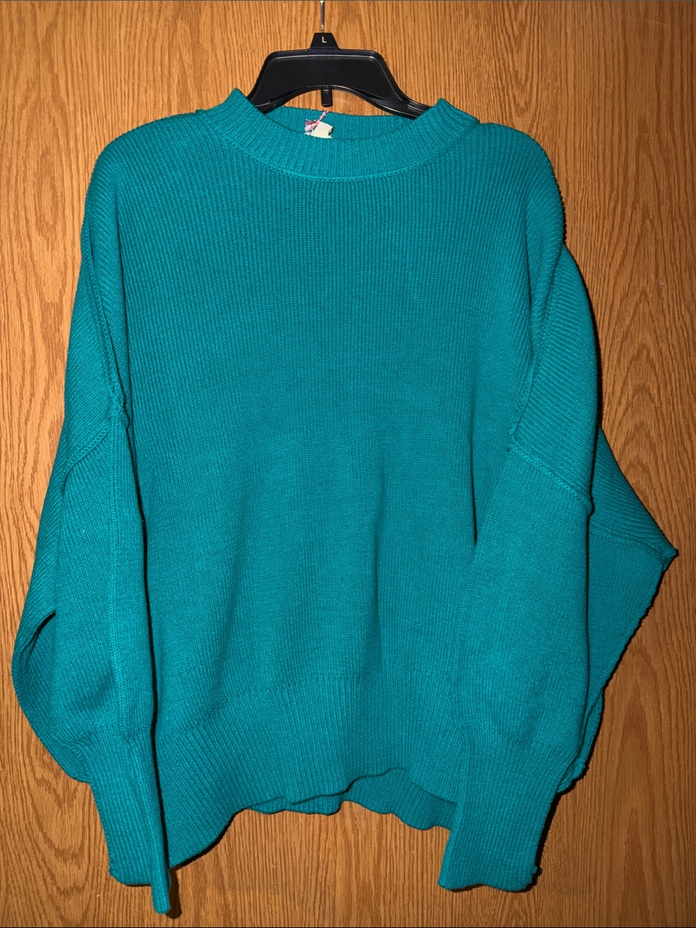 Umgee Teal Crewneck Sweater